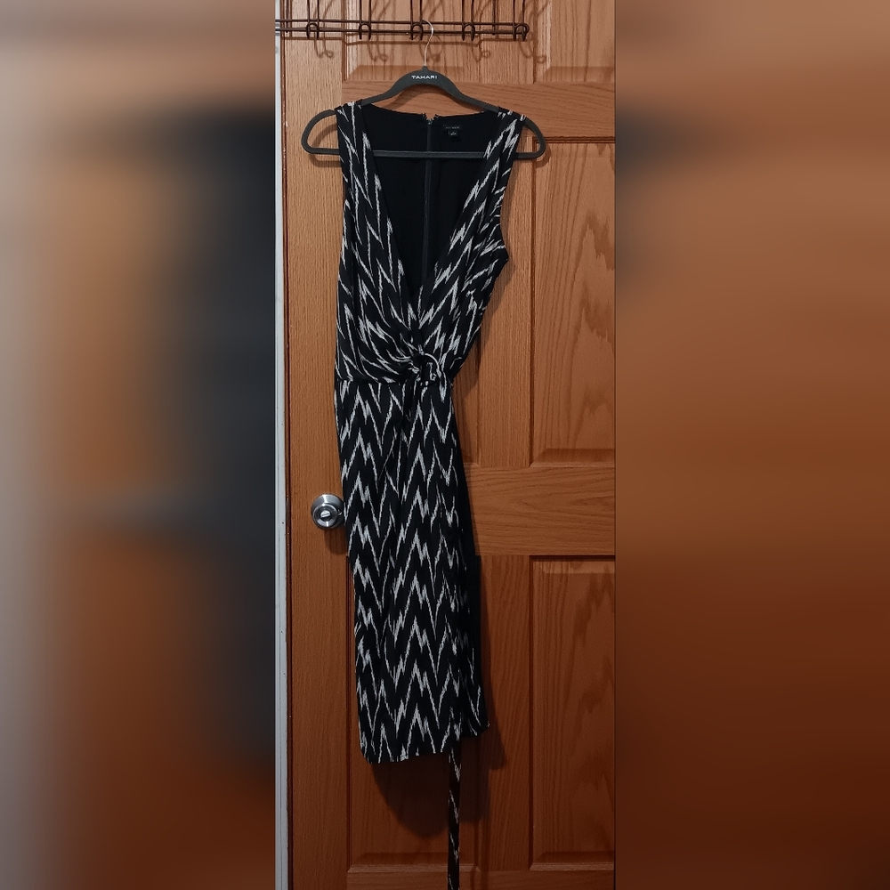 Ann Taylor chevron wrap dress